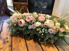 Load image into Gallery viewer, 27” Blush/ Pink Floral Arrangement | Floral Arrangement | Sweetheart Table Floral Centerpiece - Wedding Flowers - Wedding Floral Centerpiece
